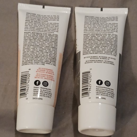 NEW! FREEMAN Face Masks/Peels (2 Bottles) - Picture 5 of 7